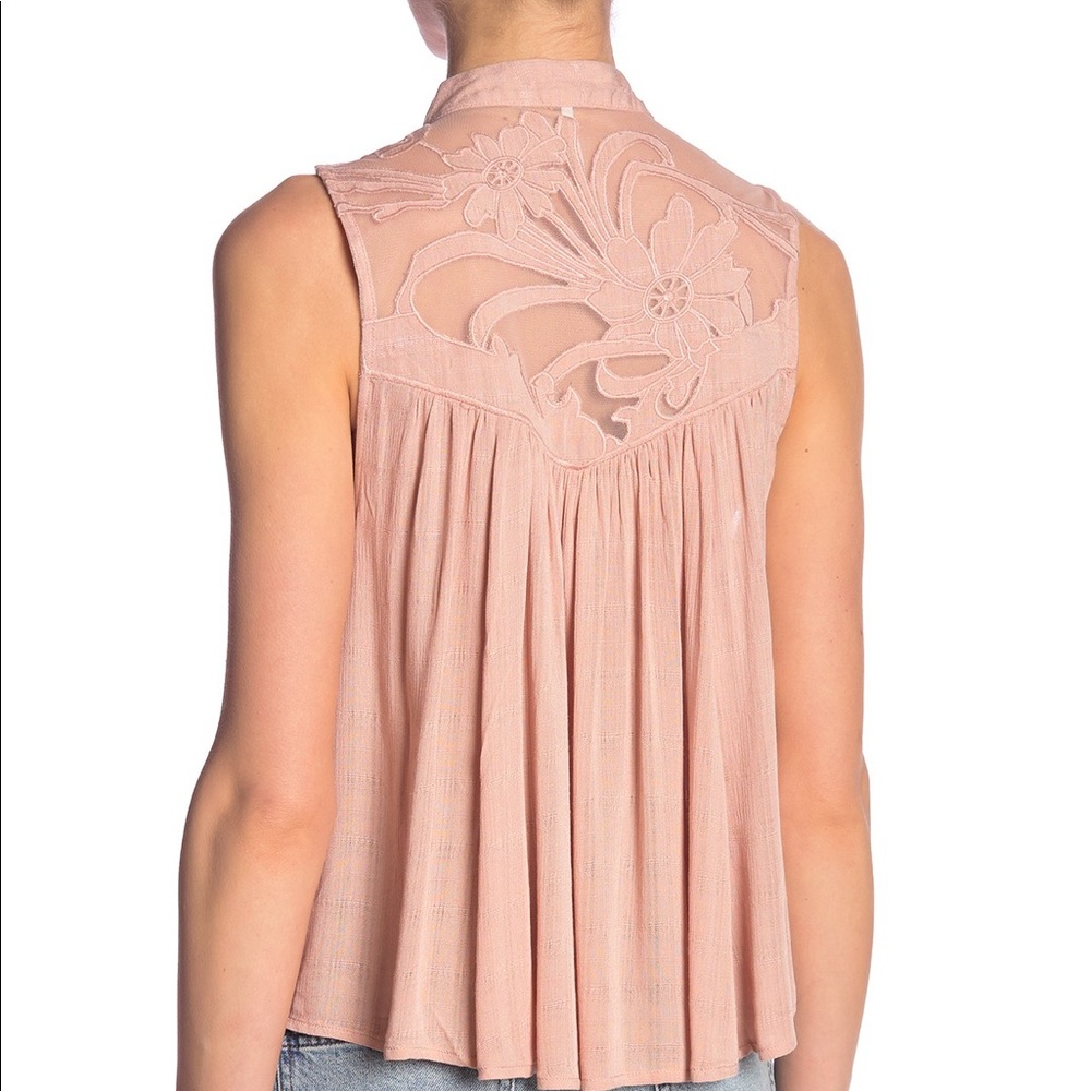 Free People Western Romance Top